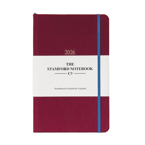 Woven Cloth 2026 Diary Wine