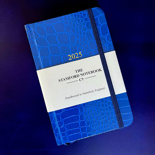 2025 Royal Blue Mock Croc Diary