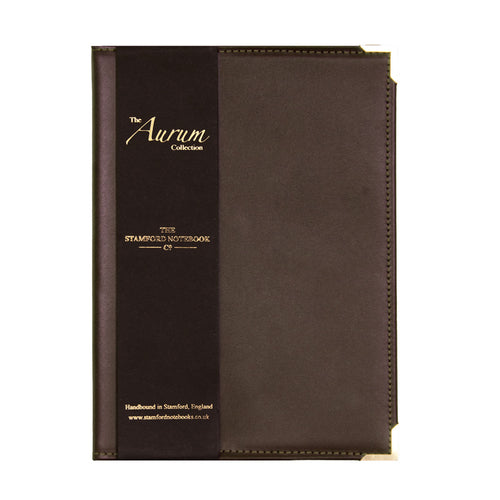 The Luxury Leather Cahier in Brown