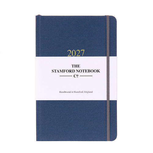 2027 natural canvas diary in marine week to view and week to page