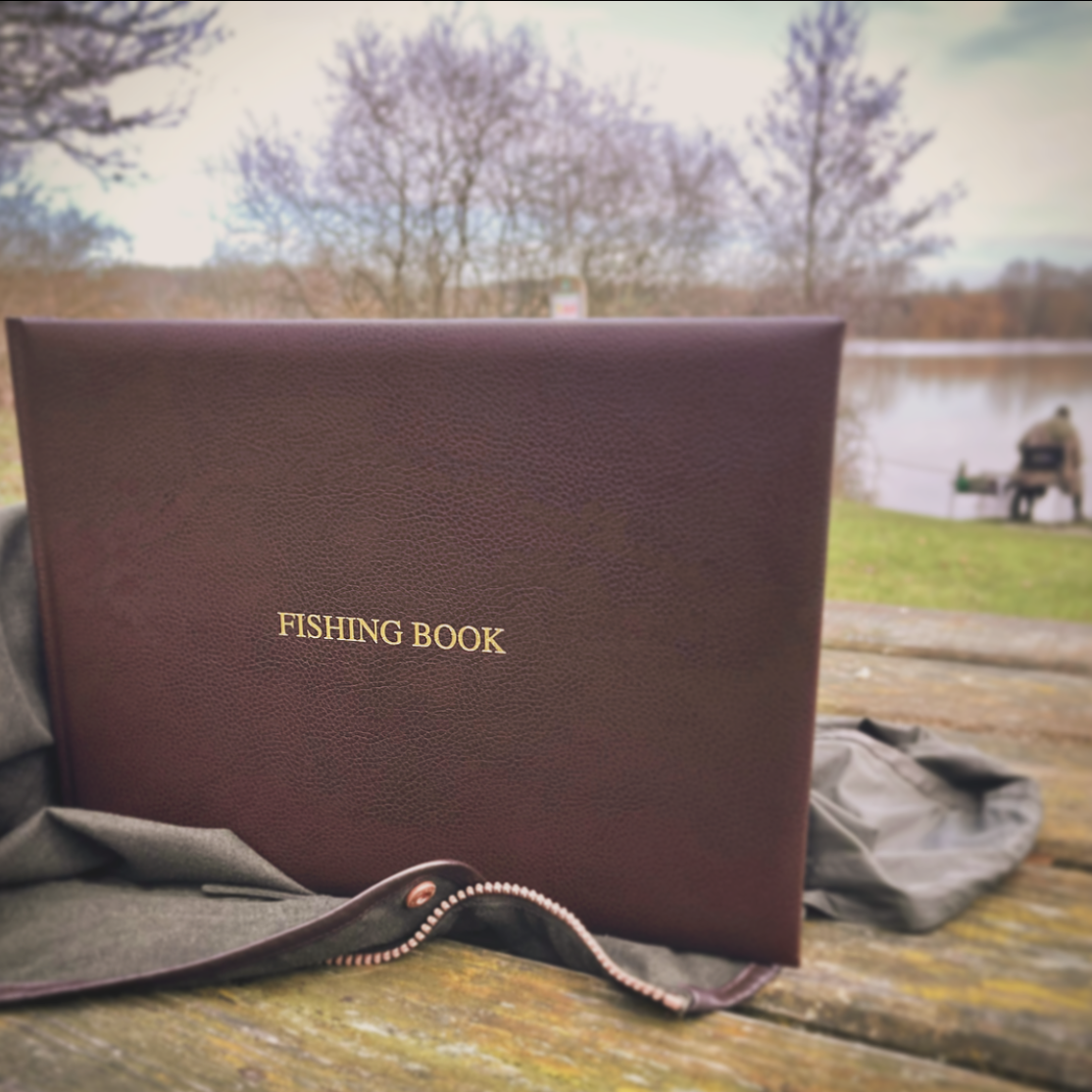 Fishing Journal Dark Brown Leather
