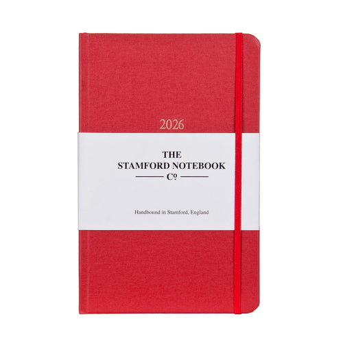 2026 Buckram Diary - Red