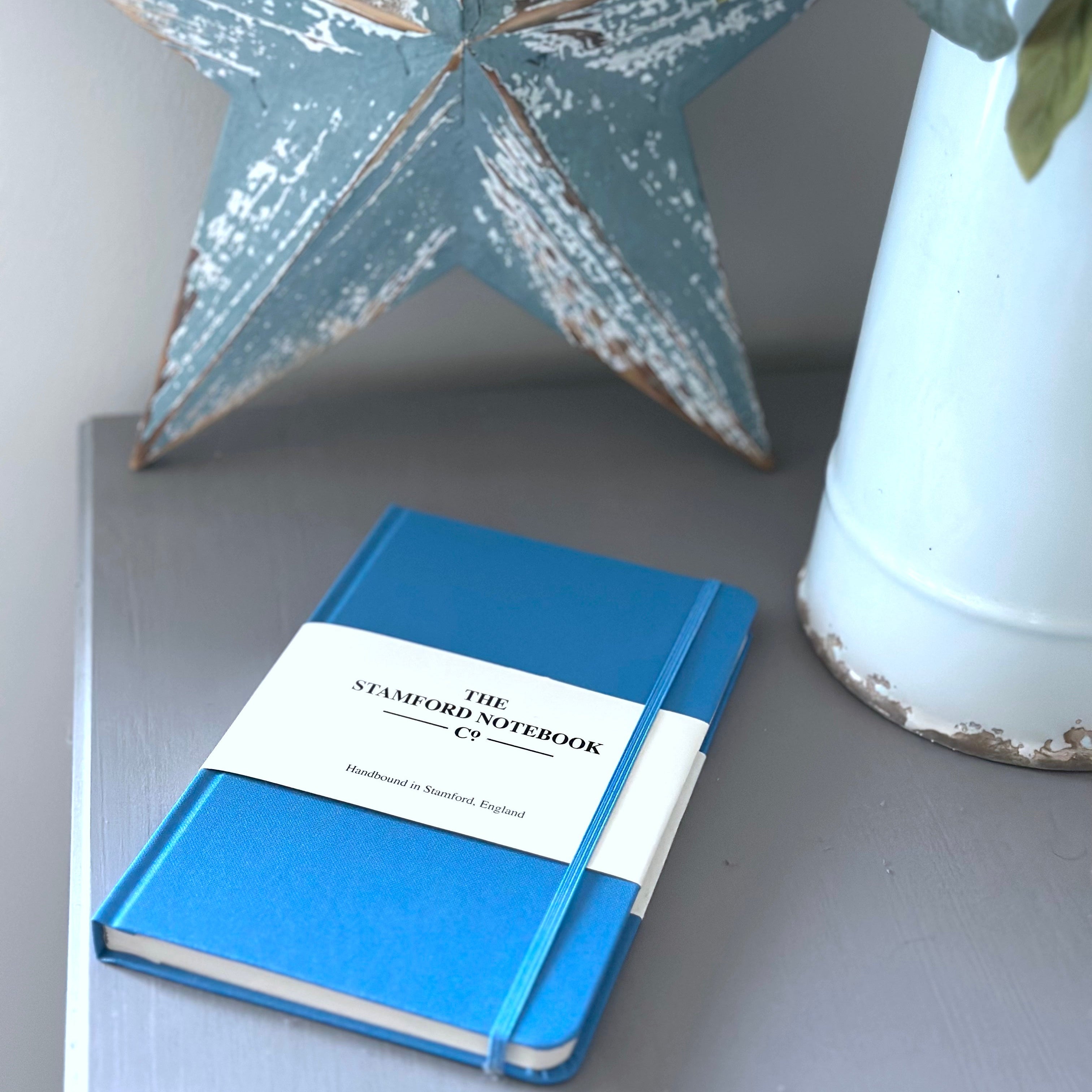 Heritage Buckram Notebook Azure Blue New Colour