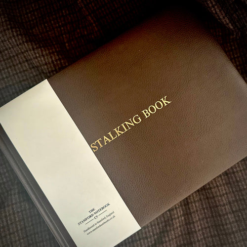 Brown Leather deer stalking book