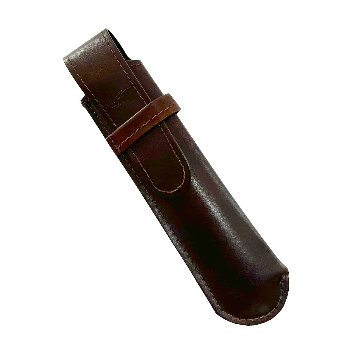 Leather Pen Case Dark Brown