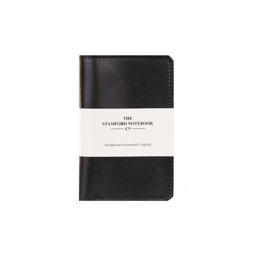 Leather Booklet Holder - Black