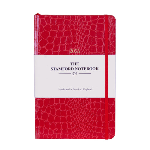 2026 Mock Croc Diary Raspberry