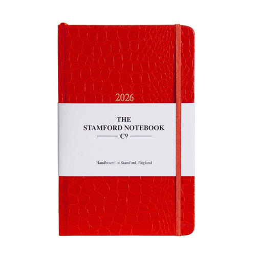 2026 Mock Croc Diary Orange