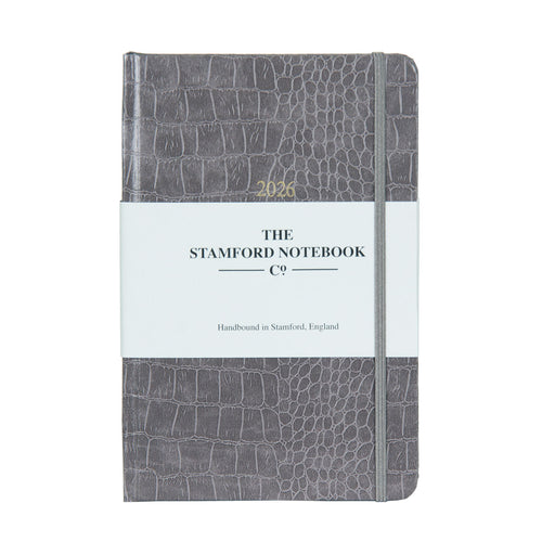 2026 Mock Croc Diary Grey