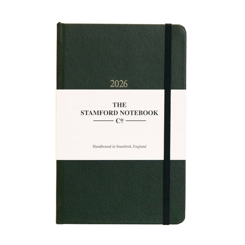 2026 Recycled Leather Diary - Green
