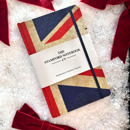 Union Jack Cloth Notebook Christmas Gift Idea