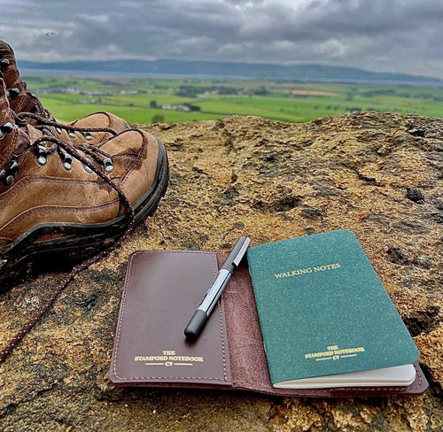 Walking Notes Booklet and Leather Booklet holder - Country pursuits collection