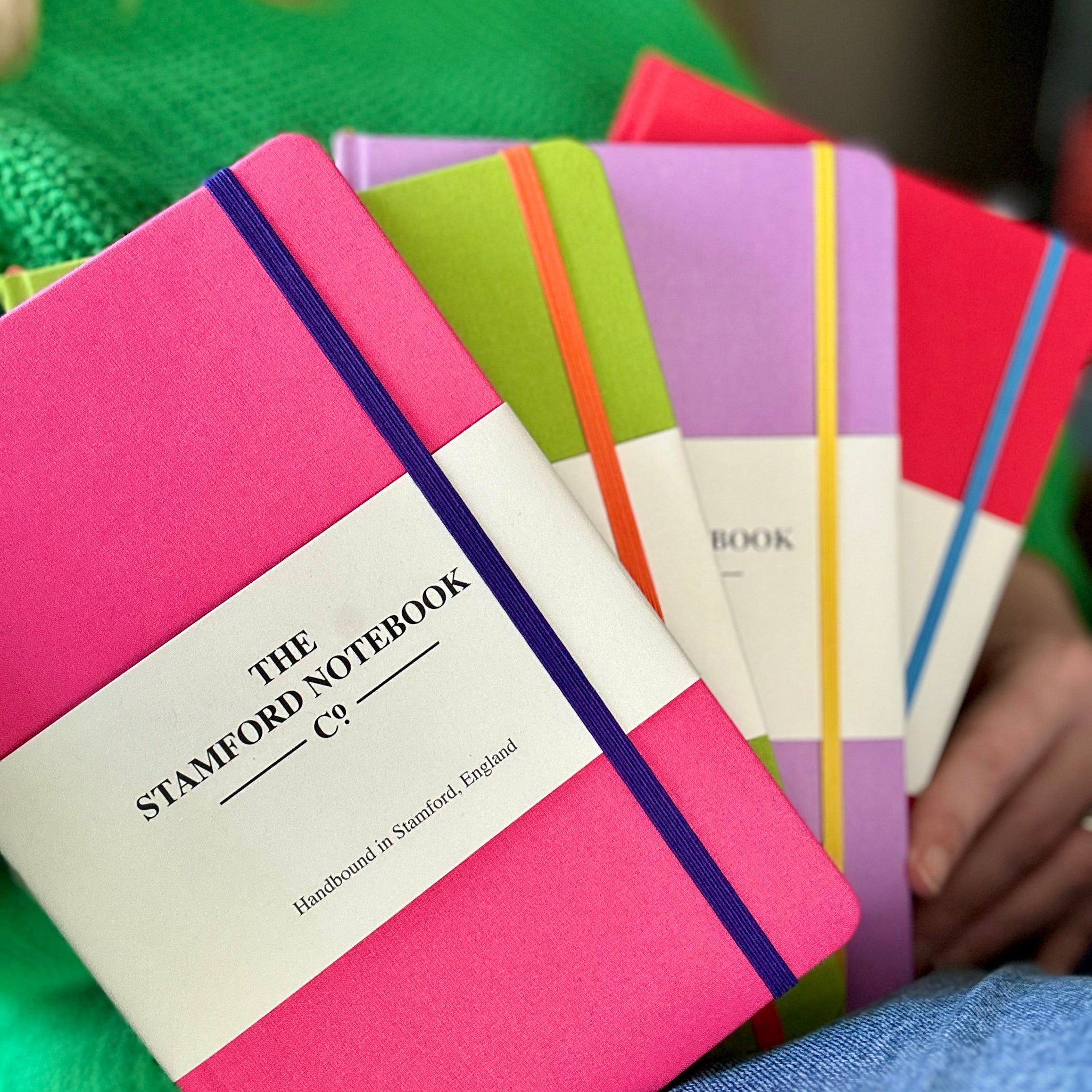New soft feel woven cloth colours for notebooks