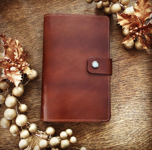 Burghley Leather Organiser Brown filofax