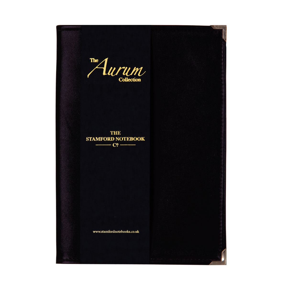 The Aurum Leaher Cahier Cover in Black