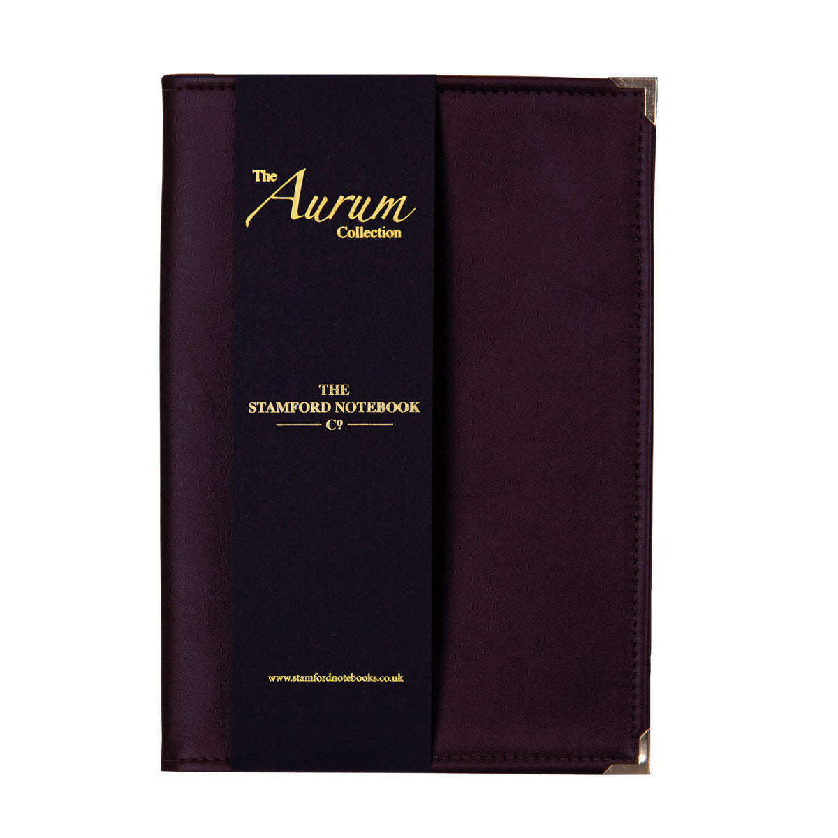 The Aurum Leather Cahier Cover Dark Brown