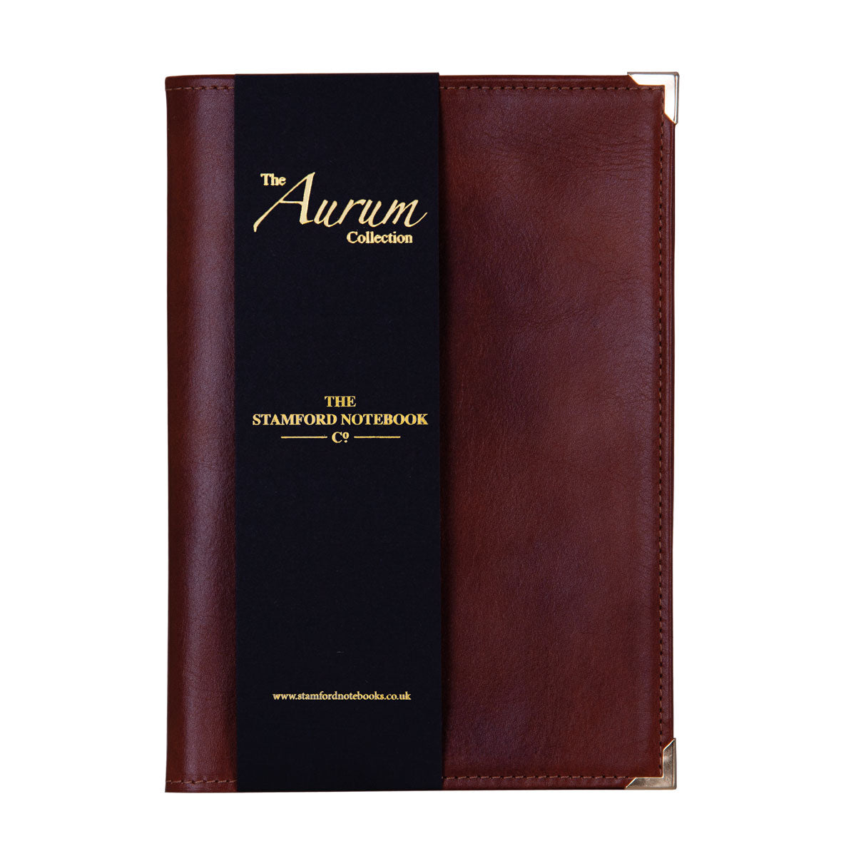 The Aurum Leather Cahier Cover Mid Brown