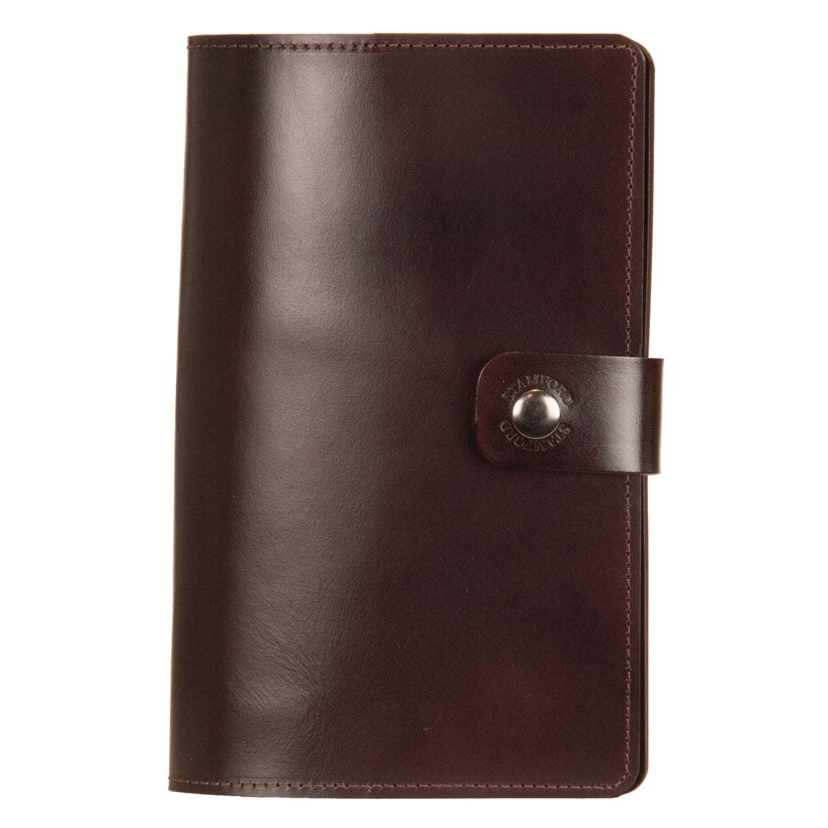 Dark Brown Burghley Leather Refillable Journal