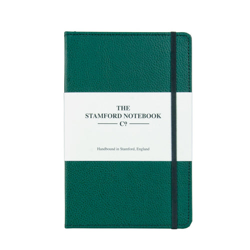 Stitched Leather Notebook - Green