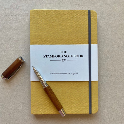 Sustainable British made canvas notebook