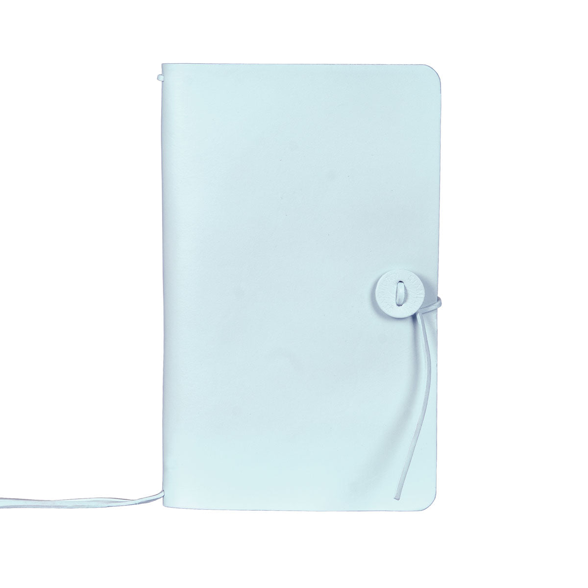 Baby Blue refillable leather travellers journal