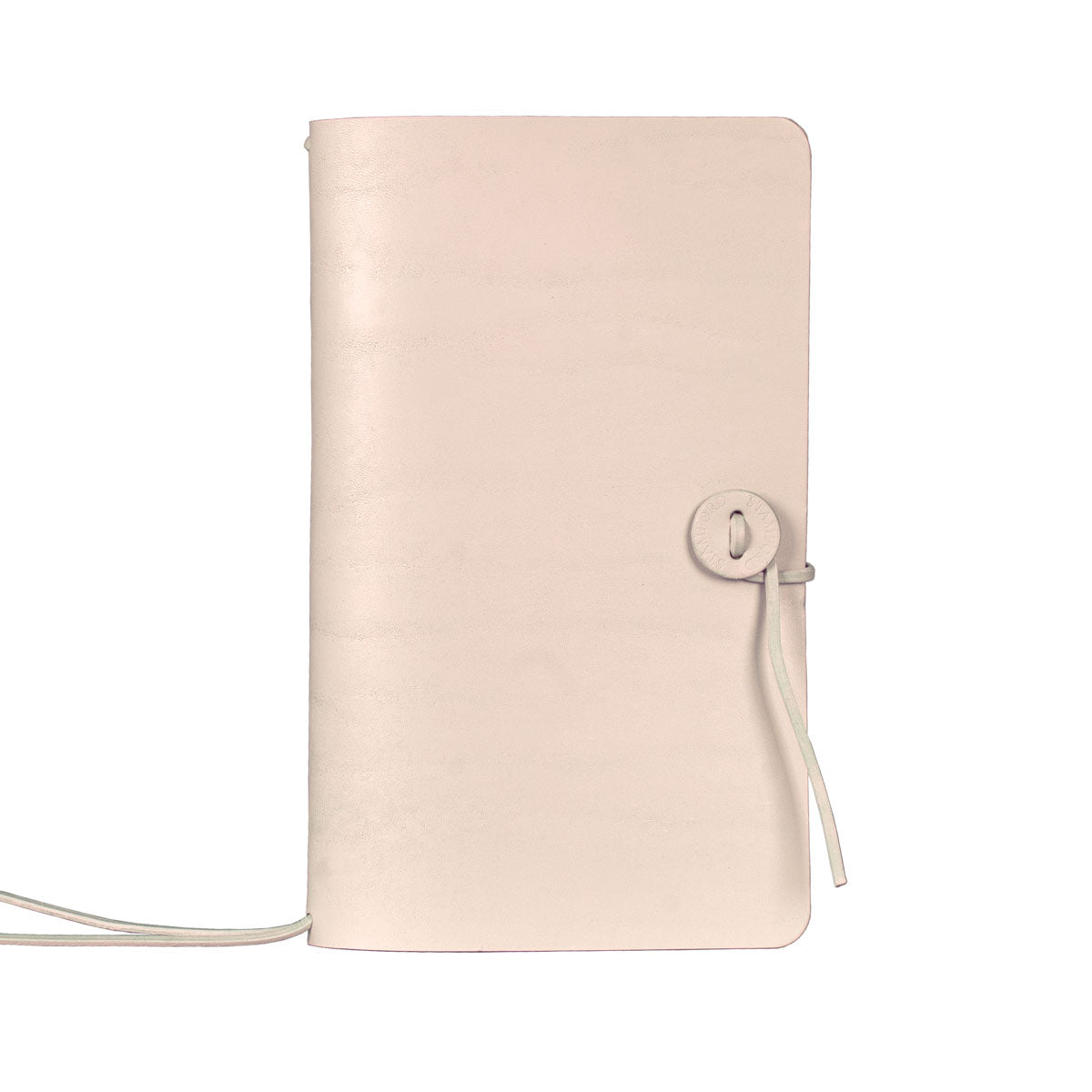 champagne refillable leather travellers journal