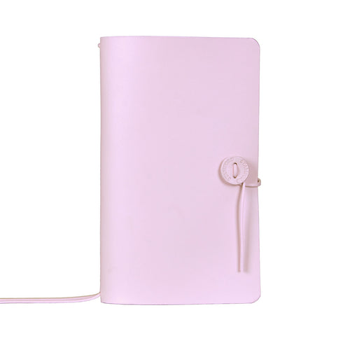 lilac refillable leather travellers journal