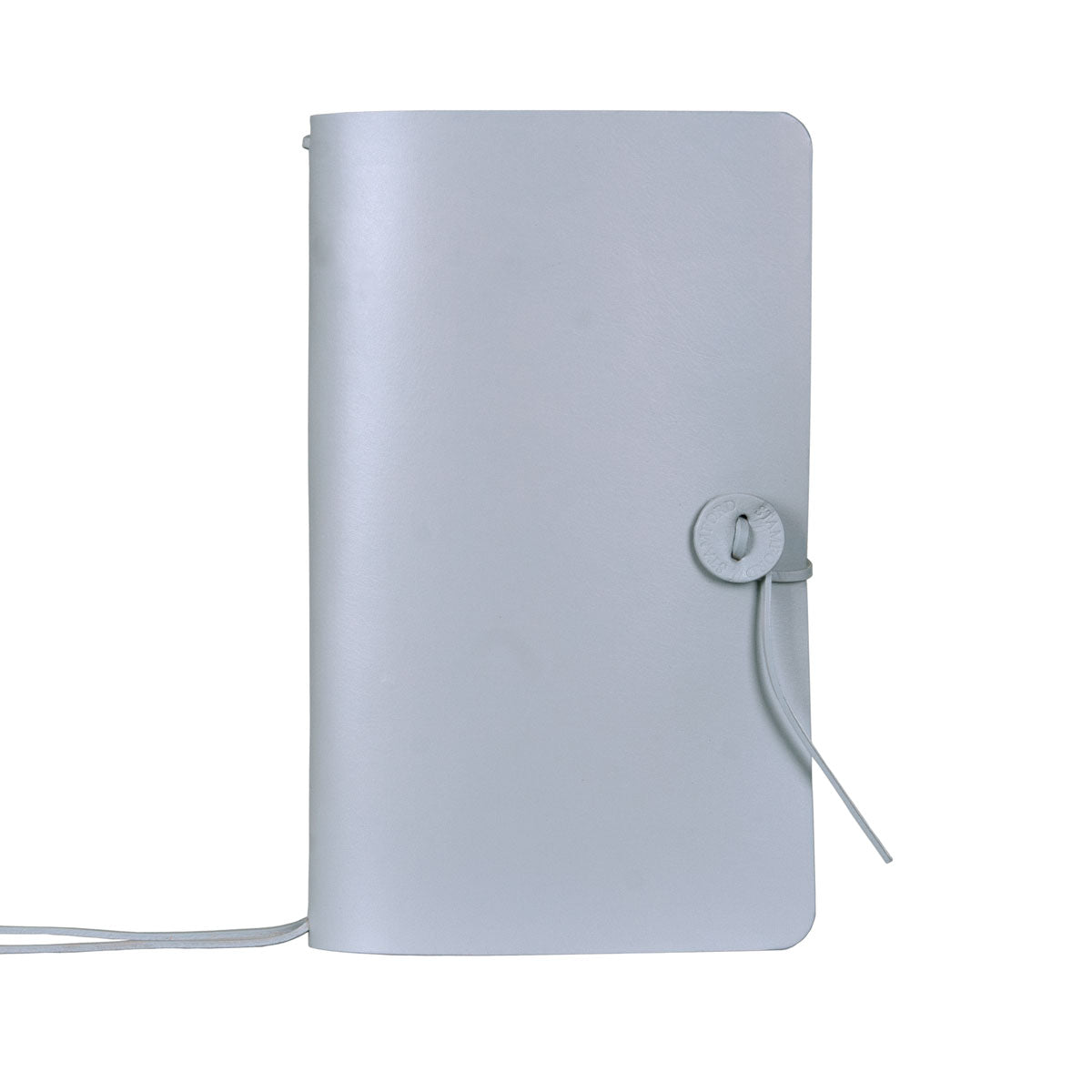 Mid Grey refillable leather travellers Journal