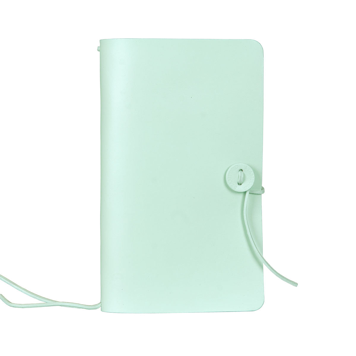 Mint refillable leather travellers journal