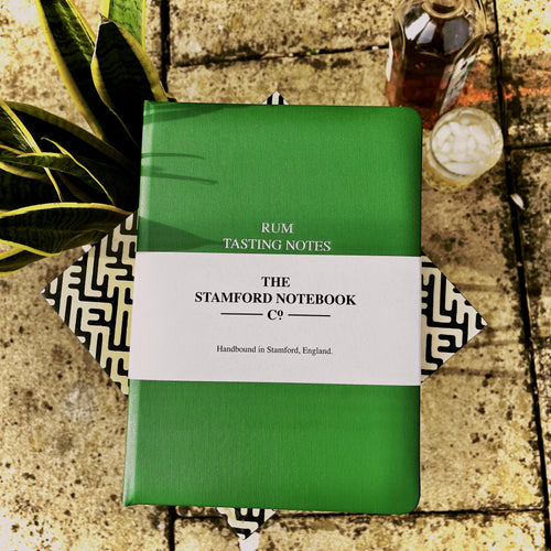 Rum Journal Green Tasting Book