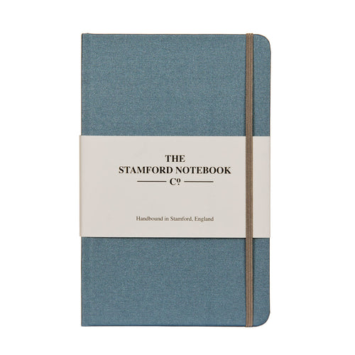 Metallic Sapphire Buckram Notebook