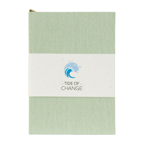 The Tide of Change Notebook - Seafoam