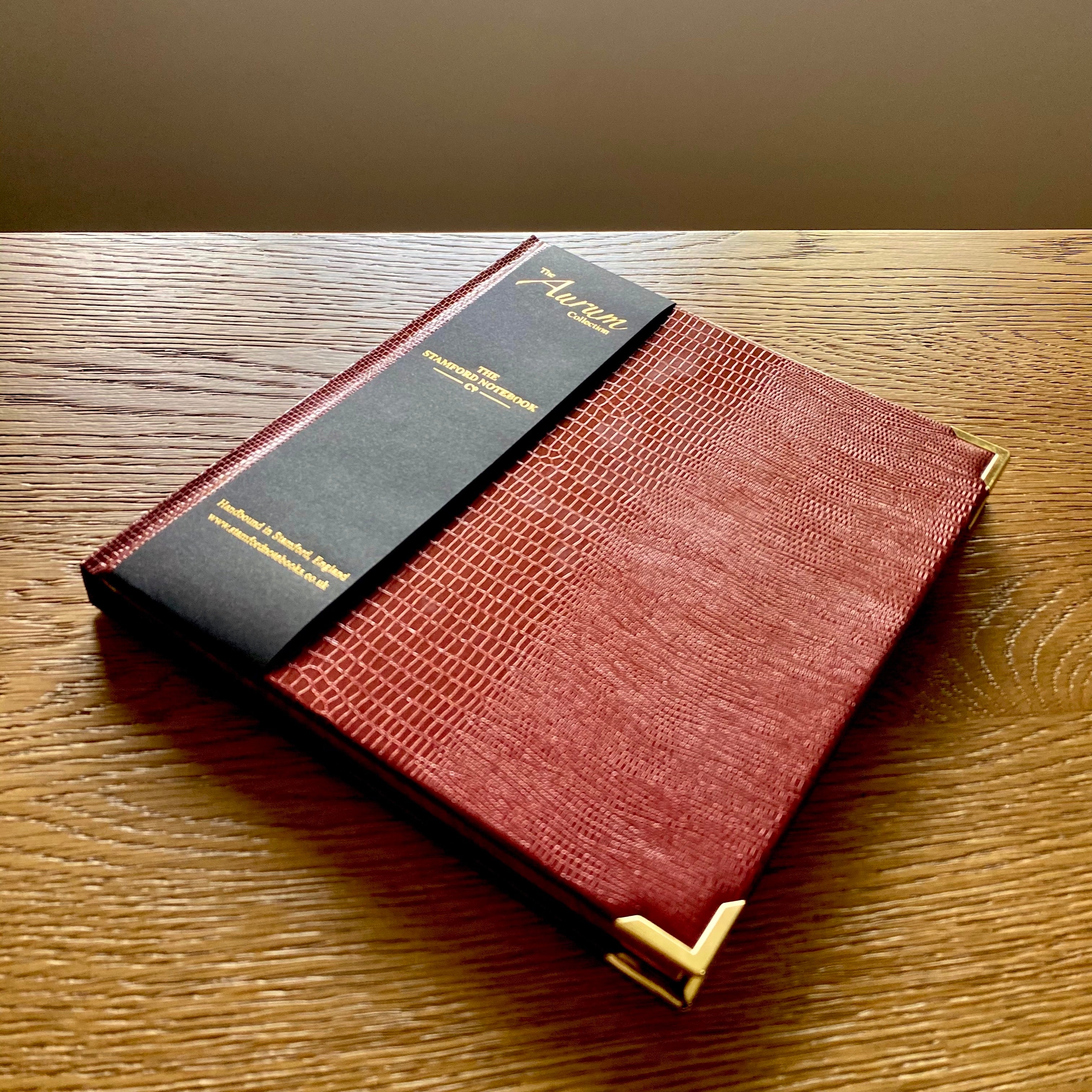 Aurum Iguana Cabernet Luxury Notebook
