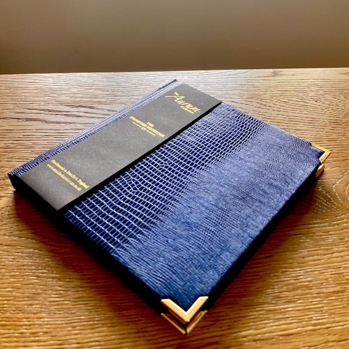 The Aurum Luxury Lay Flat Gilded Iguana Notebook
