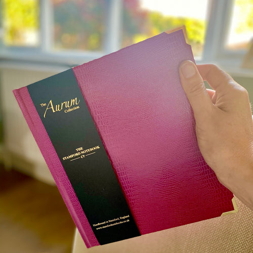The Aurum Luxury Lay Flat Gilded Iguana Notebook