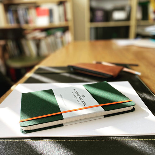 The Woven Cloth Notebook - Racing Green
