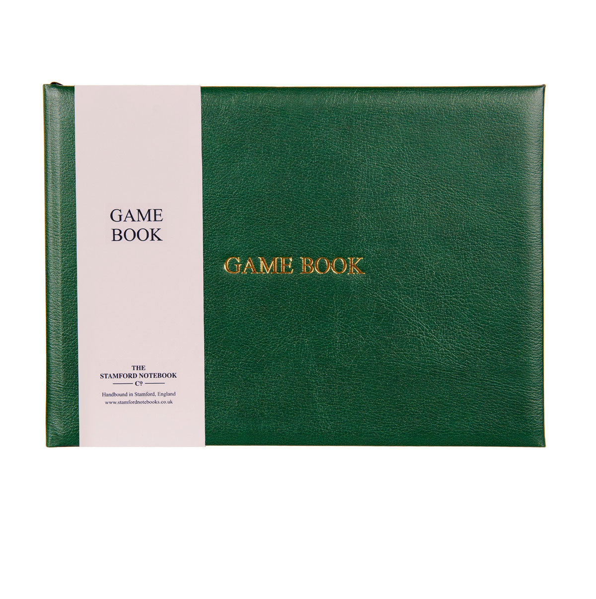 Leather Game Book - Green