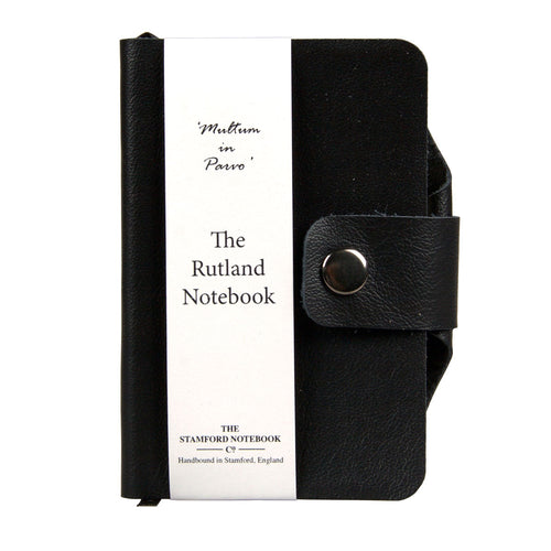 black handbound rutland notebook