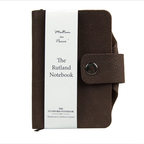 dark brown luxury leather handbound rutland notebook